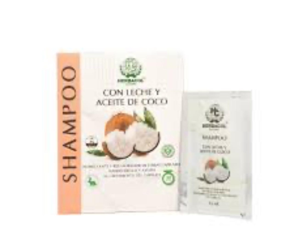 shampoo con leche y aceite de coco
