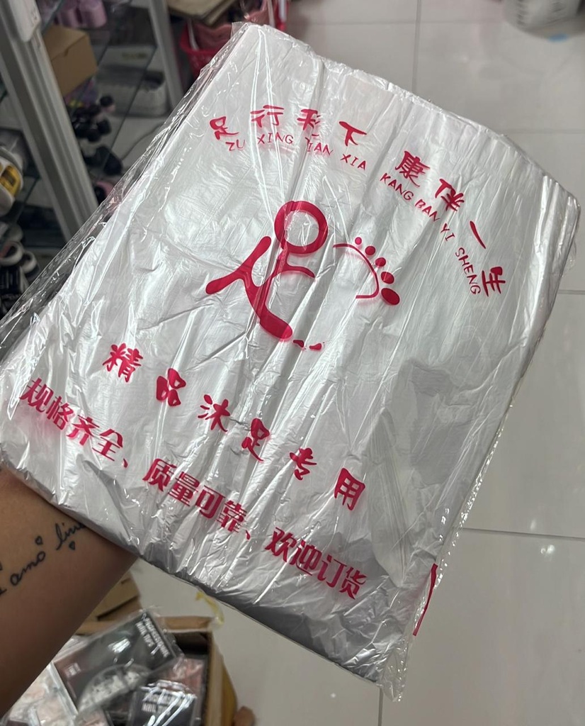 Bolsas para tina de pedicure